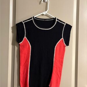 Black and Red Women's Top